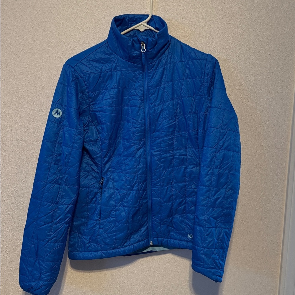 Marmot Women's Vibrant Blue Puffer Jacket